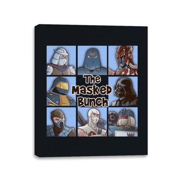 The Masked Bunch - Canvas Wraps For Sale - Image 2