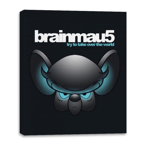 Brainmau5: Try To Take Over The World - Canvas Wraps Cheap - Image 3