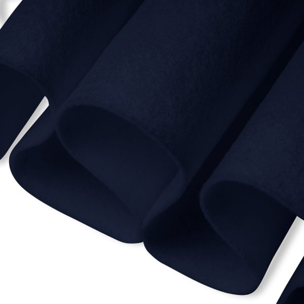 FabricLA Navy Blue Acrylic Felt Fabric - 160gms sq. Yd - 72  Wide | 1.6mm Thick by the Yard - Ideal for Elegant Crafts and Distinguished Decor For Discount