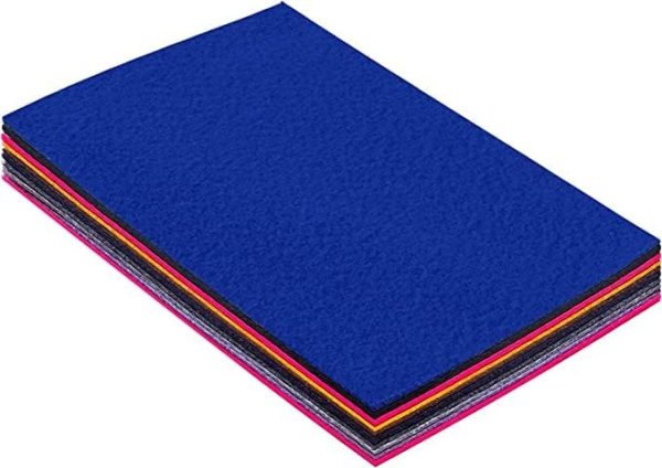 FabricLA 100% Acrylic Felt Fabric - Pre-Cut | 9x12 Inches | Multi-Colors Sale